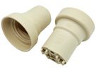 Fassung E27 ELBRO Kunststoff beige