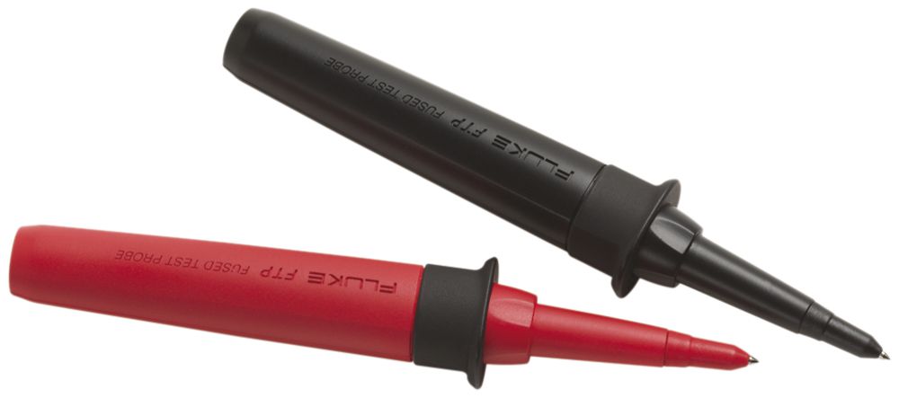 Puntali FTP-1 con fusibile punta 2mm, contatti a molla 4mm