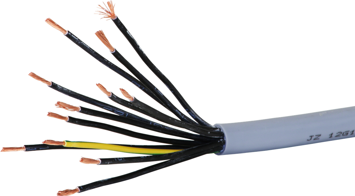 Steuerkabel LiYY 12×1.5mm² nummeriert grau