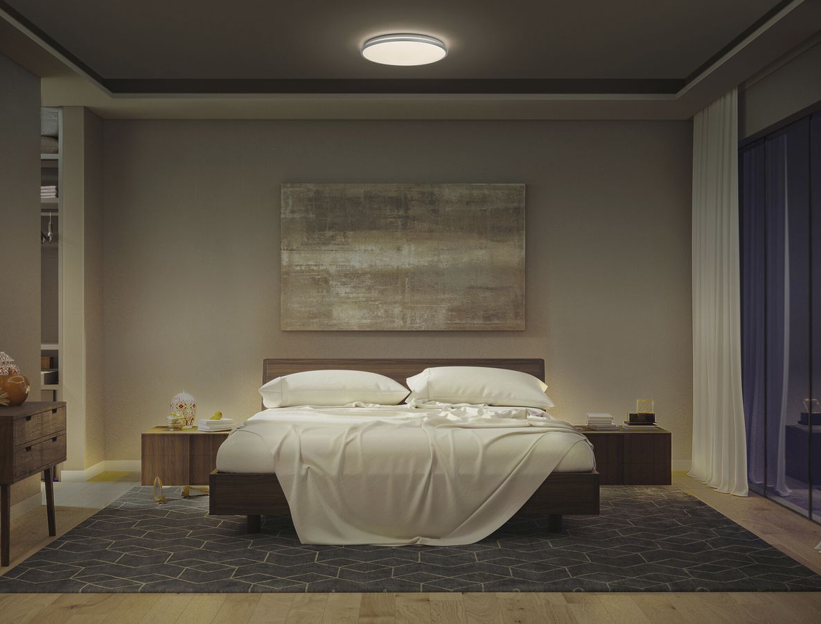 LED-Deckenleuchte LEDVANCE ORBIS DUBLIN 36W 2800lm 3000K Ø487mm Silber