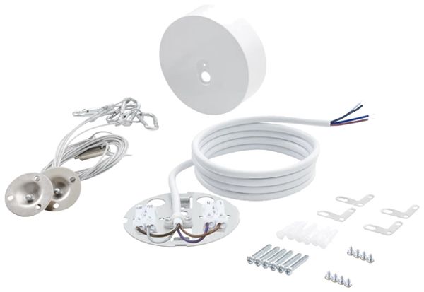 Suspension à corde Philips CoreLine SM136Z SME-4WH acier 1500mm DALI blanc