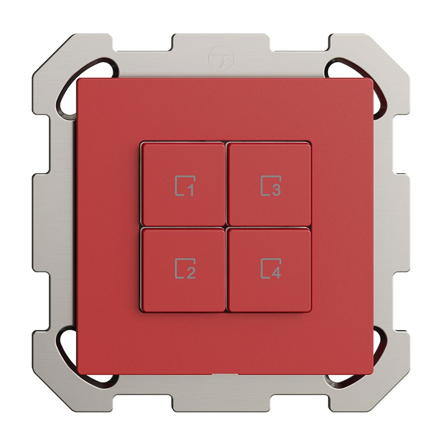 Poussoir scène ENC 4 scènes/4T Edue Wiser berry