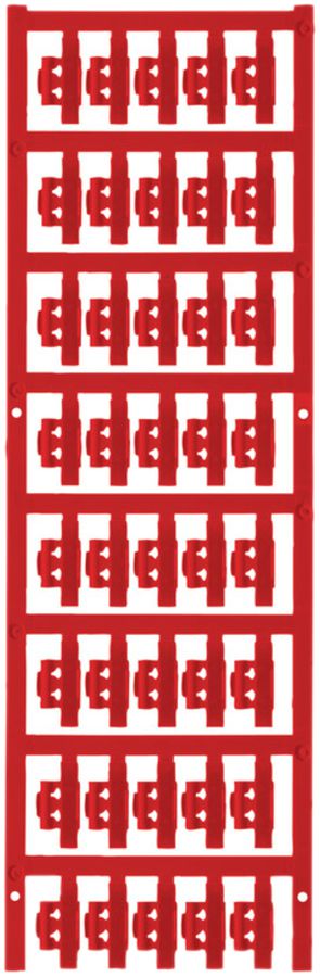 Marcatore d.conduttore Weidmüller MultiCard SFC p.Ø1.5…2.5mm 21×5.8mm PA66 rosso