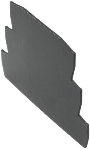 Abschlussplatte Weidmüller VSSC6 für Überspannungsableiter schwarz