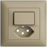 Frontset EDIZIOdue sand 88×88mm T13