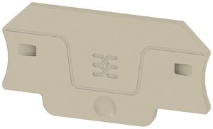 Abschlussplatte Weidmüller ALEP 2C 2.5mm² 55×29×2.1mm beige