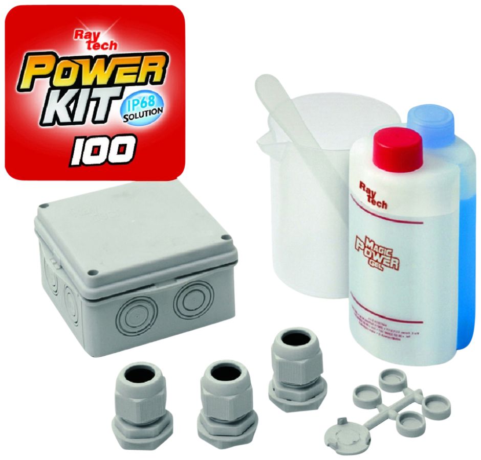 Boîte de dérivation AP Raytech avec gel, 100×100×50mm