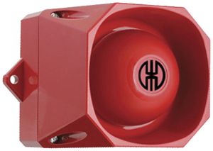 Mehrtonsirene WERMA WM, 32 Töne, 105dB, 9...60VDC, rot