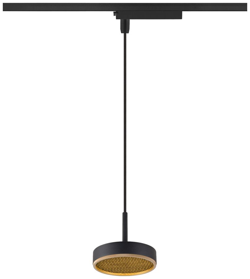 LED-Pendelleuchte SLV GRIP FLAT 16W 400lm 2700…3000K DIM Ø140mm schwarz