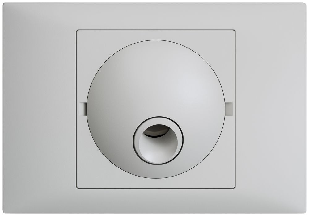 EB-Anschlussdose EDIZIOdue hellgrau, ohne Klemmeneinsatz