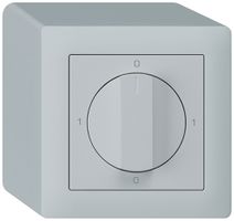 AP-Drehschalter kallysto 2/1L hellgrau 0-A-0-M mit Drehgriff