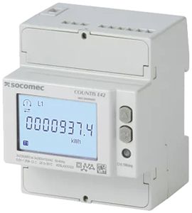 Compteur d'énergie AMD COUNTIS E42 3P indirect 1/5A impulsion MID