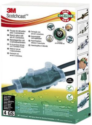 Manchon de jonction/dérivation 3M 92-NBB 0 GS Y-forme 4×1.5…4mm²