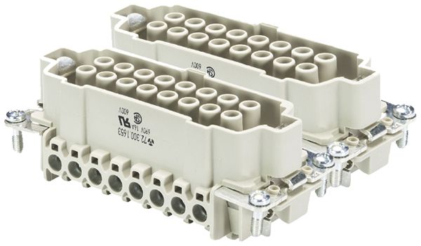 Insert p.douille Wieland Electric revos BAS BUS 32 2,5 69 28 16A 690V 0.5…2.5mm²