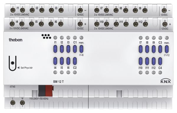 REG-Binäreingang Theben KNX BM 12T