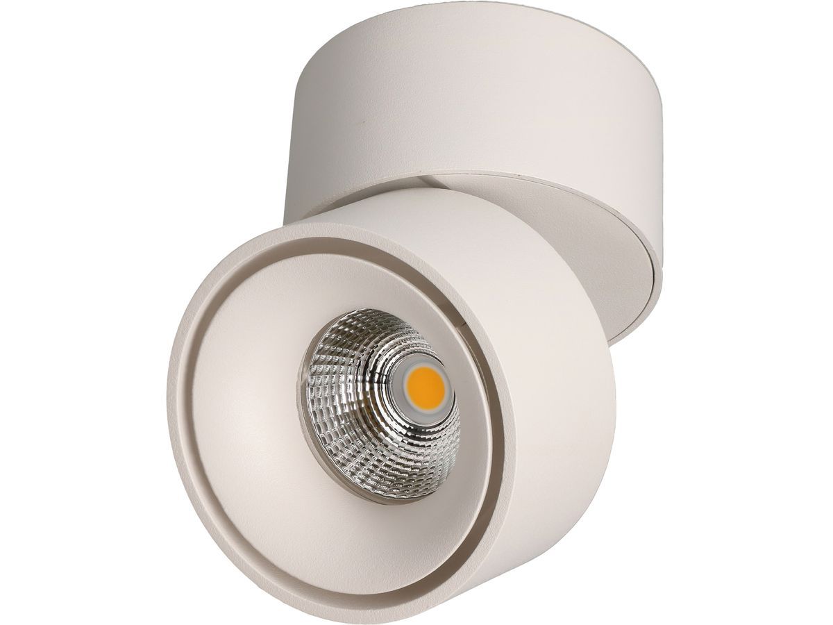 Spot LED maxLUCE SHINE 230V 9W 3000K 760lm 36° blanc mat