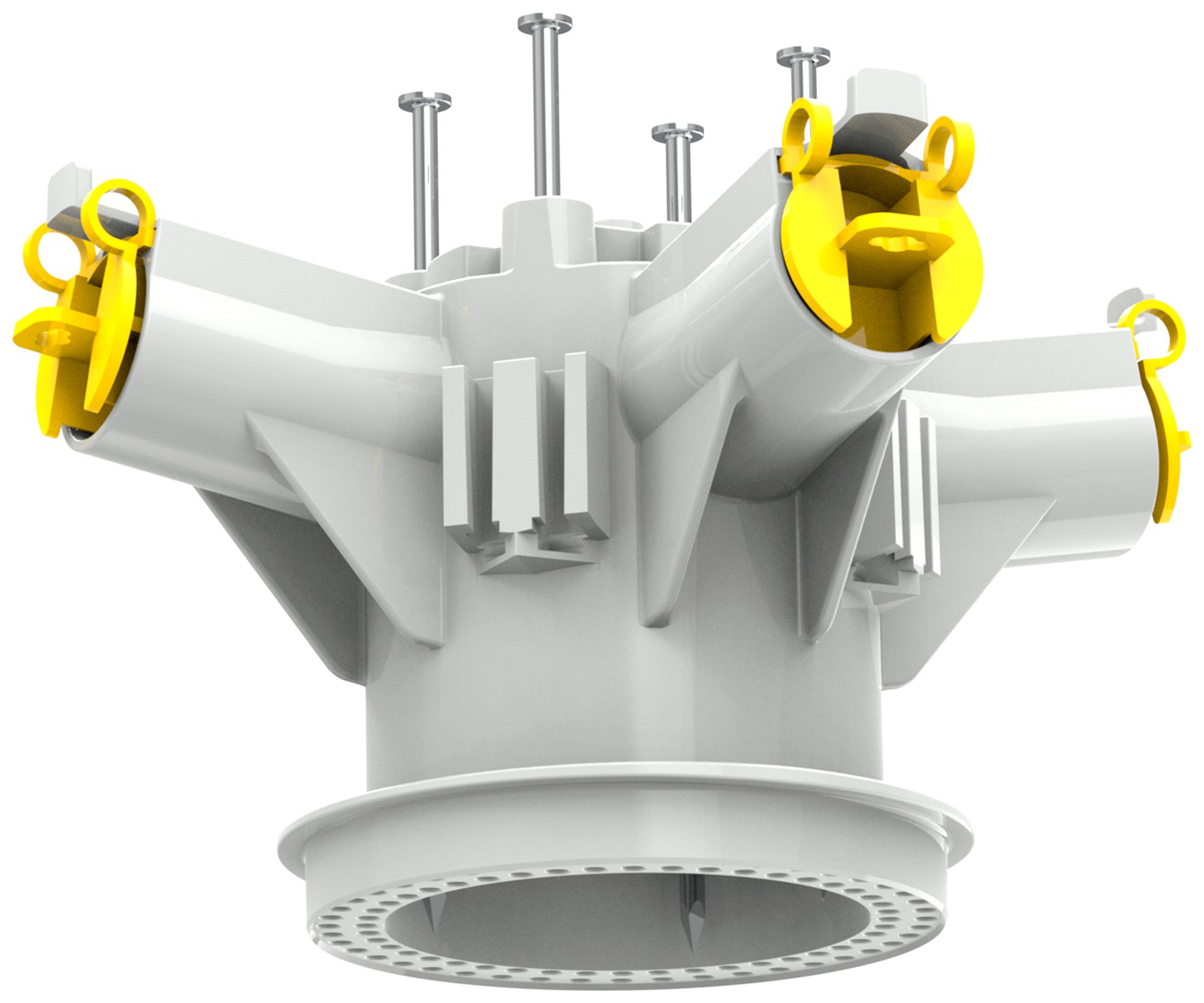 Lampendübel Morach-Technik Crallo-Star Beton 3 Rohr Ø65mm