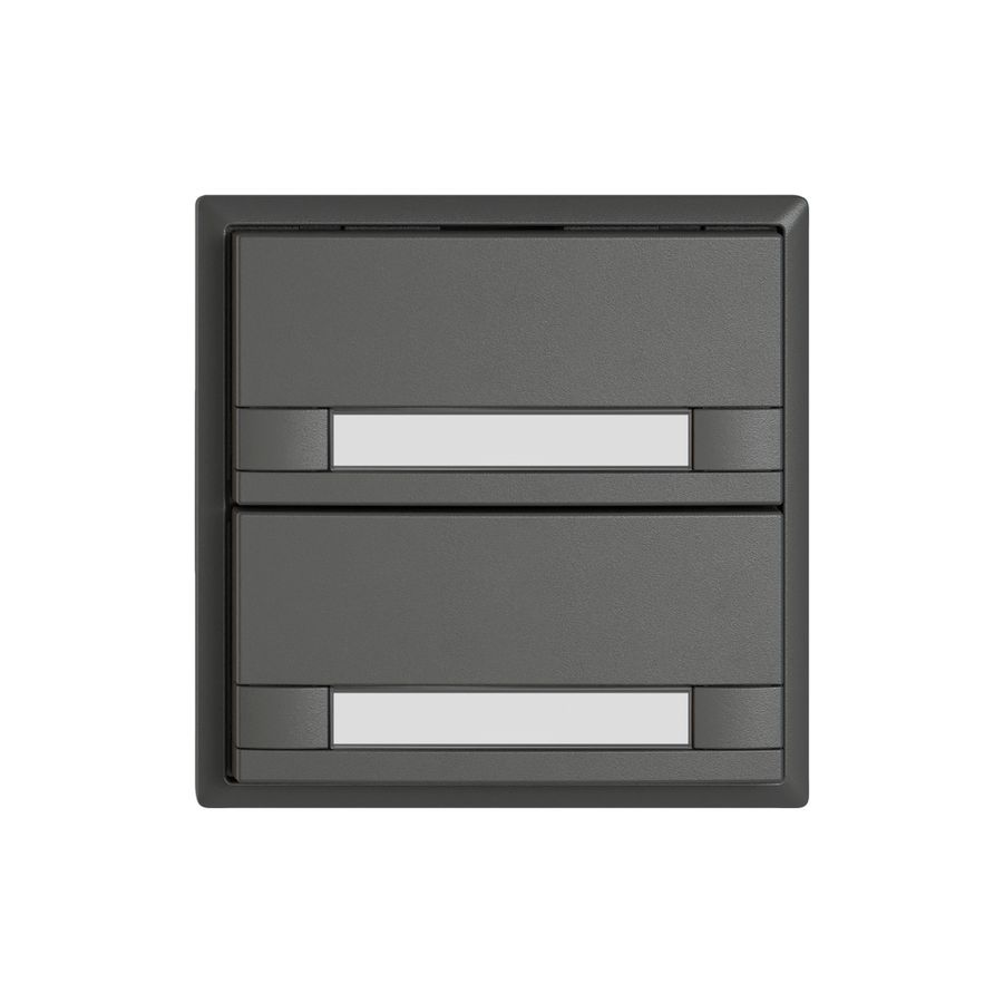 Universaltaster EDIZIO.liv UNI SNAPFIX® o.LED 2× 2-Tbed.Pap.dgu