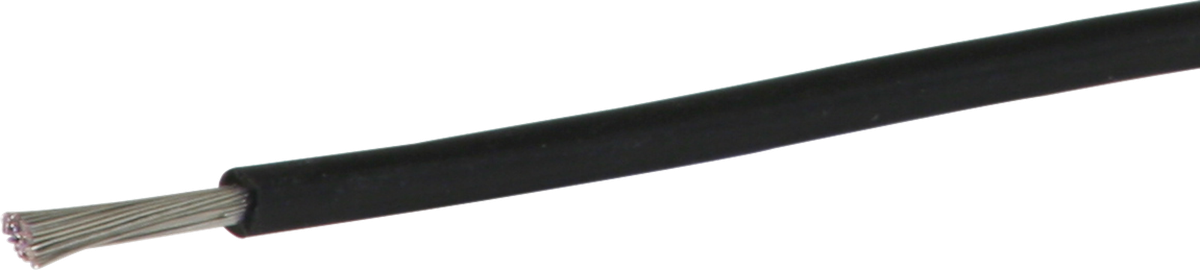 Toron T silicone 2.5mm² noir, Bobine à 100m