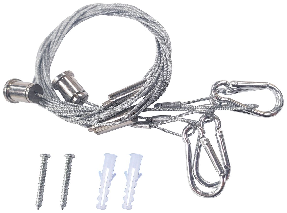 Seilabhängung-Set Sylvania START Stahl 1500mm Zink