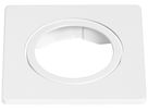 Abdeckring LEDVANCE SPOT COMBO ADJ Aluminium 81.5×81.5mm weiss