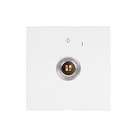 Interruttore a chiave EDIZIO.liv 1P quadrato/fessura 20A 690V 0-1 bi