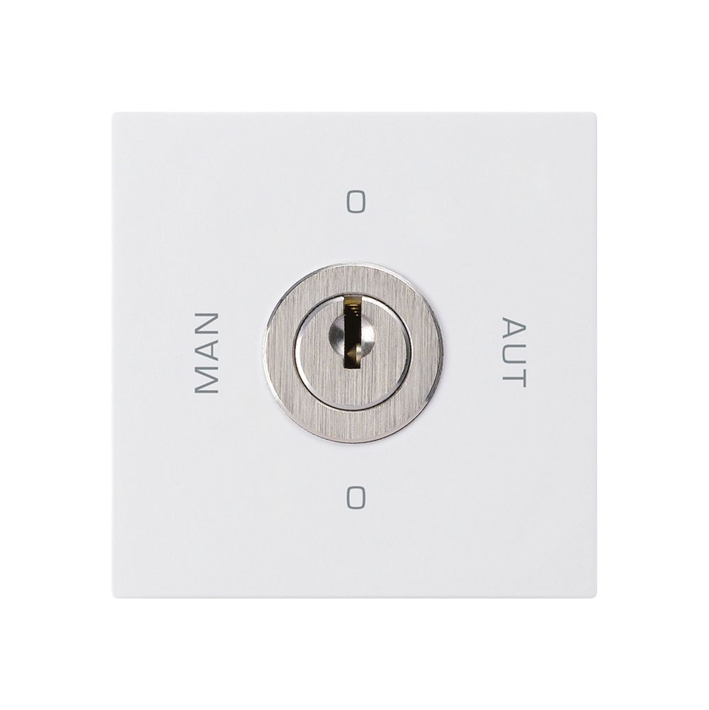 Intérieur interrupteur à clé 0-Man-0-Aut. kallysto 2/1L blanc avec serrure
