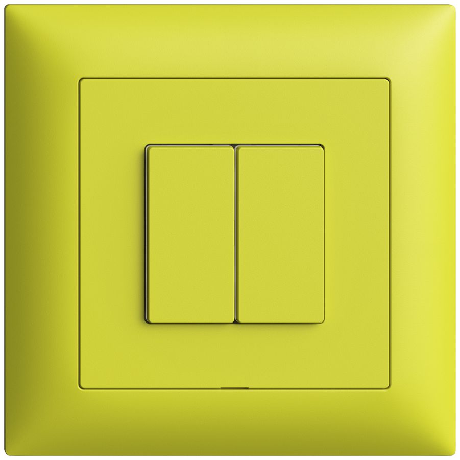 Commande pour interrupteur ENC 2c/2t Edue Wiser lemon