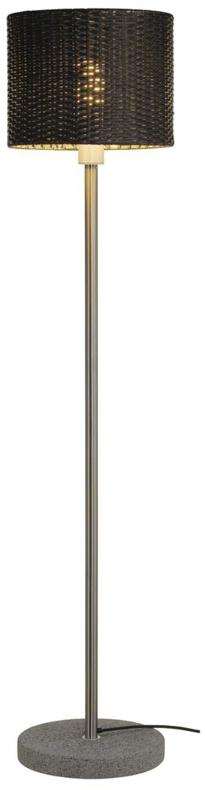 Stehleuchte SLV ADEGAN MANILA E27 15W 1760mm anthrazit/chrom/granit