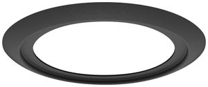 Bague de recouvrement LEDVANCE pour spot encastré ØENC 68mm, acier Ø100mm noir