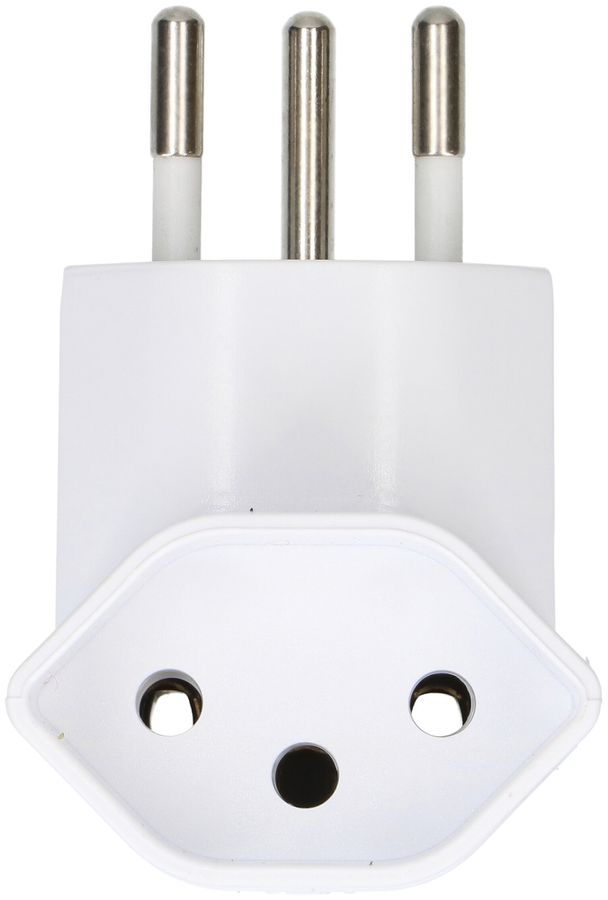 Abzweigstecker MAX HAURI 2×T13 10A 250V T-Form weiss