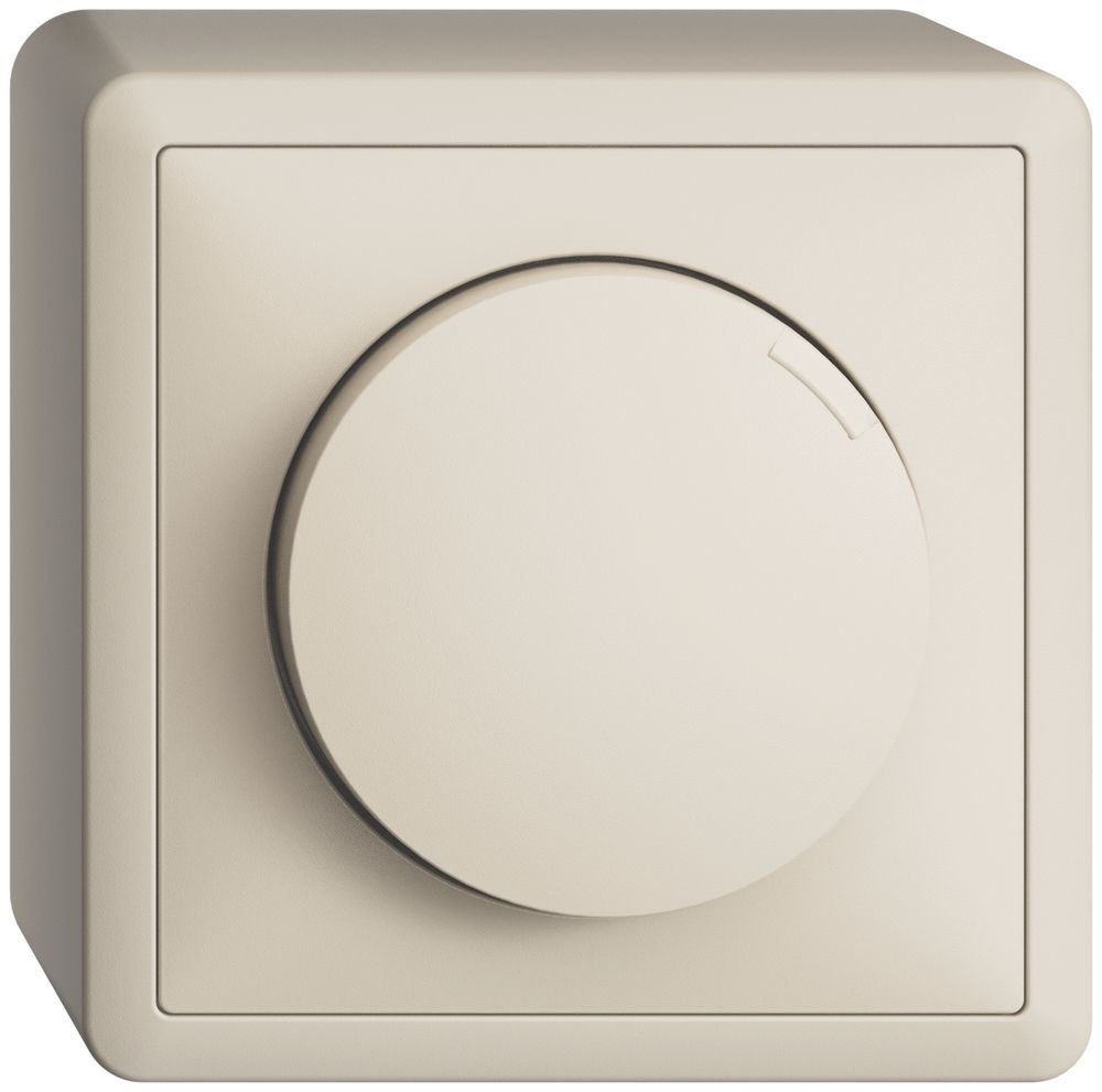 AP-Drehdimmer EDIZIOdue 20…300W Phasenabschnitt crema