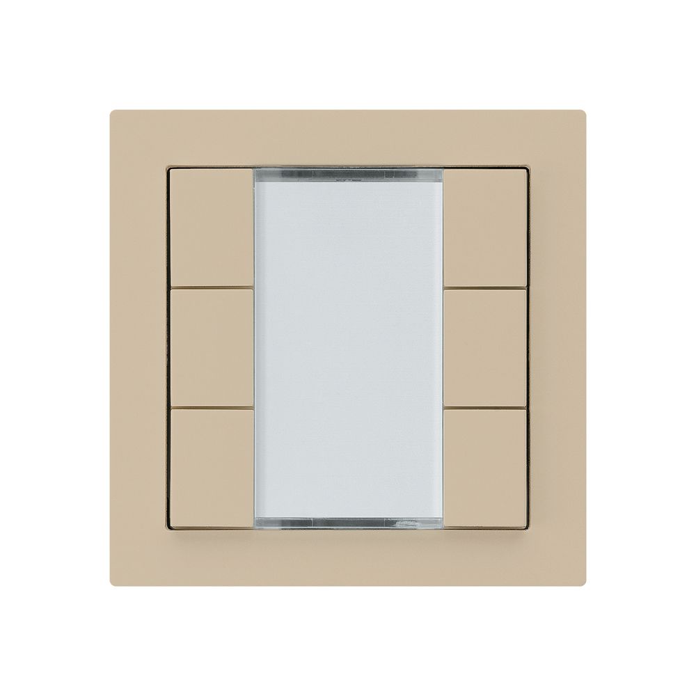 Poussoir ENC kallysto A KNX 6× s/e-link beige