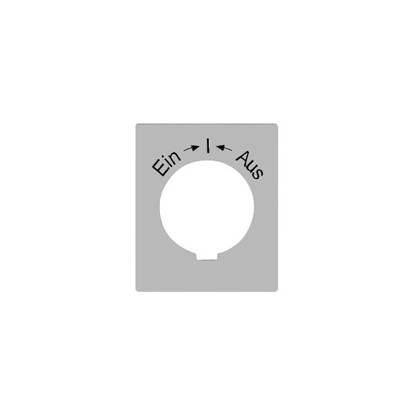 Disque indicateur FLF Ein->I<-Aus pour contact pivotant FH