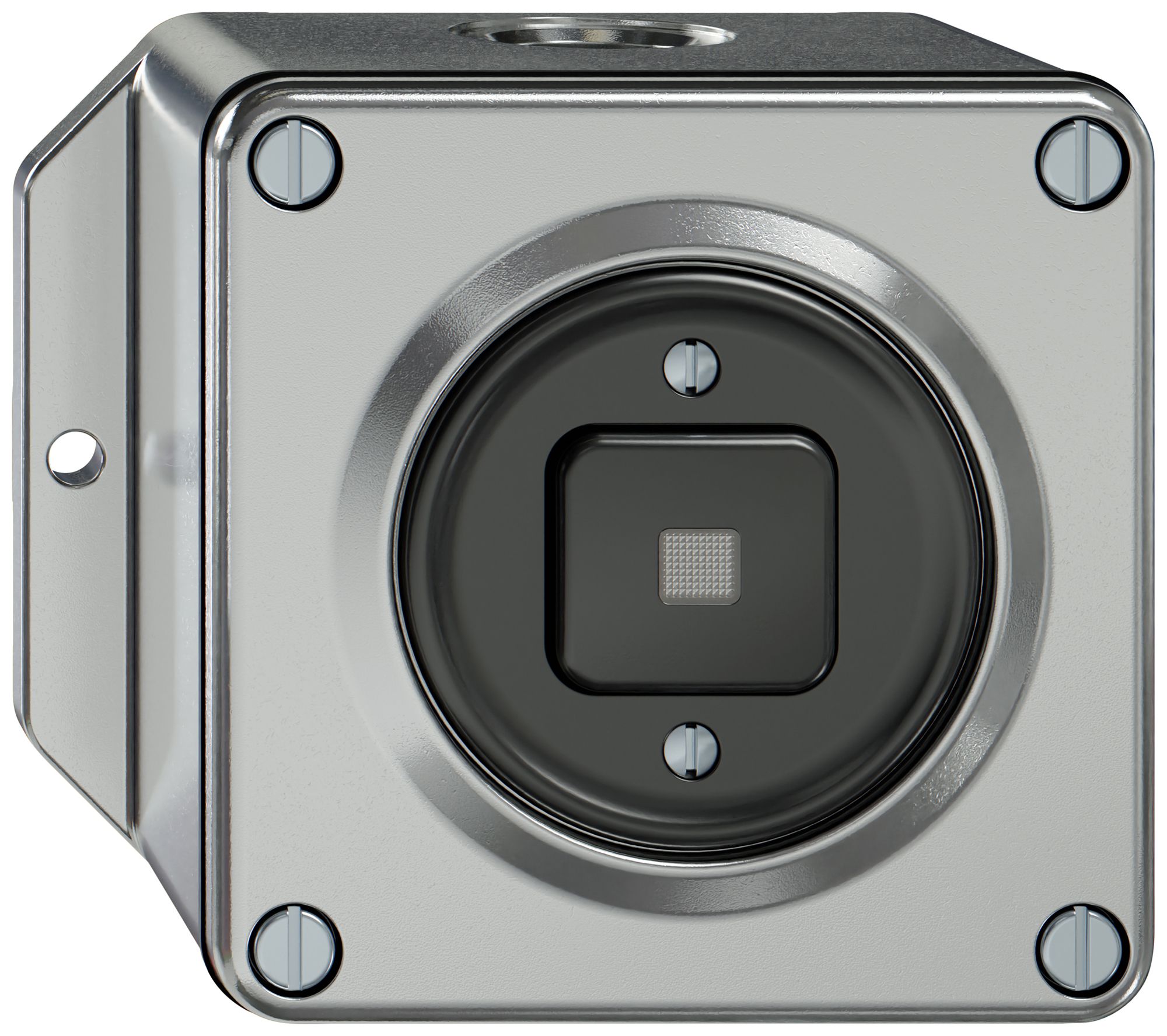 AP-Leuchtdruckschalter ELEMENT Schema 3/1L 16A 250V LED aluminium