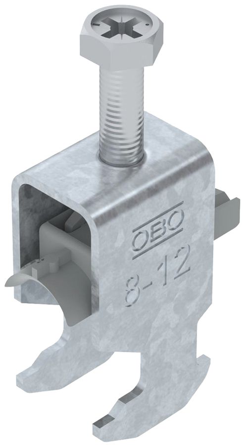 Fixation rapide BET 2056 pied à H mat.synthétique 8…12mm 1×câble acier Zn-ch-im