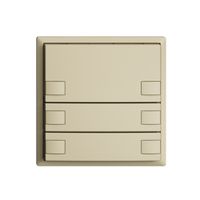 UP-Taster KNX 3-fach EDIZIOdue vanille RGB ohne LED