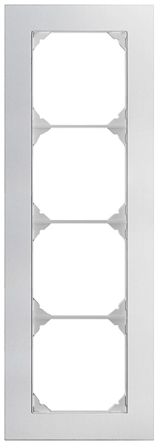 UP-Kopfzeile EDIZIO.liv prestige SNAPFIX® 4×1 94×274mm Aluminium
