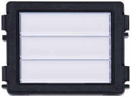 Modulo tasti ABB-Welcome, 3 tasti a barra (6 contatti), 1 modulo, bianco