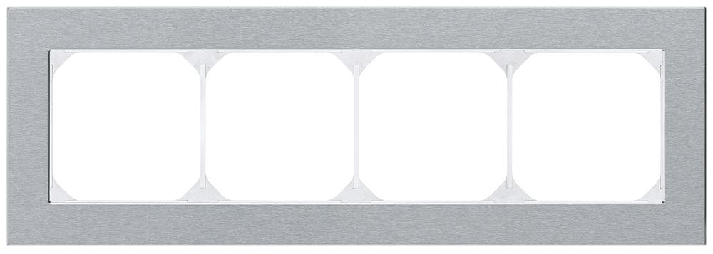 Abdeckrahmen KAL.art 1×4 94×274mm Edelstahl gebürstet