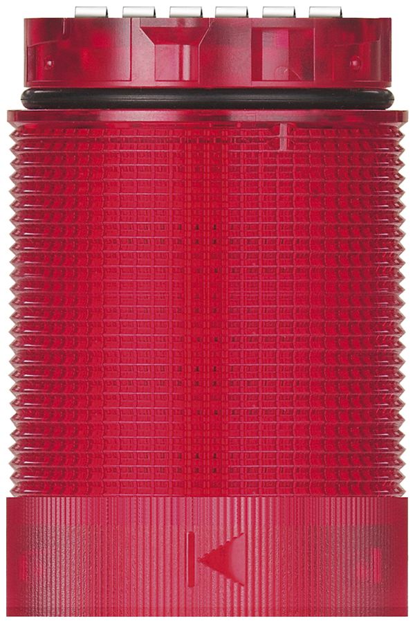 Lampe flash et permanente WERMA TwinLIGHT Classic, 24VAC/DC, 40mm, rouge