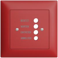 UP-Frontset EDIZIOdue berry 88×88mm für Türstation 1334.D