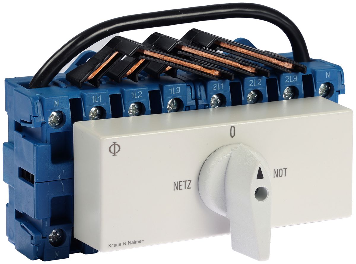 Commutatore di rete AMD K&N KG64B.T904.VE2, 63A/690V 4P l=132mm "NETZ-0-NOT"