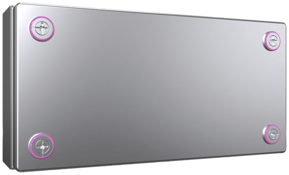 Petit boîtier Rittal KX Jonction, IP66, 300×150×80mm, acier fin V2A