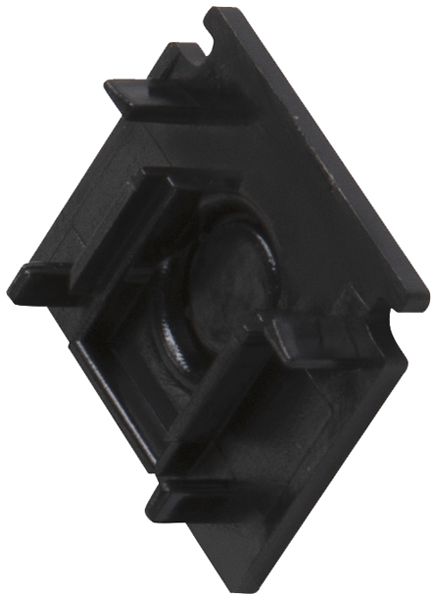 Endkappe SLV 48V TRACK Kunststoff 26×2×22mm schwarz