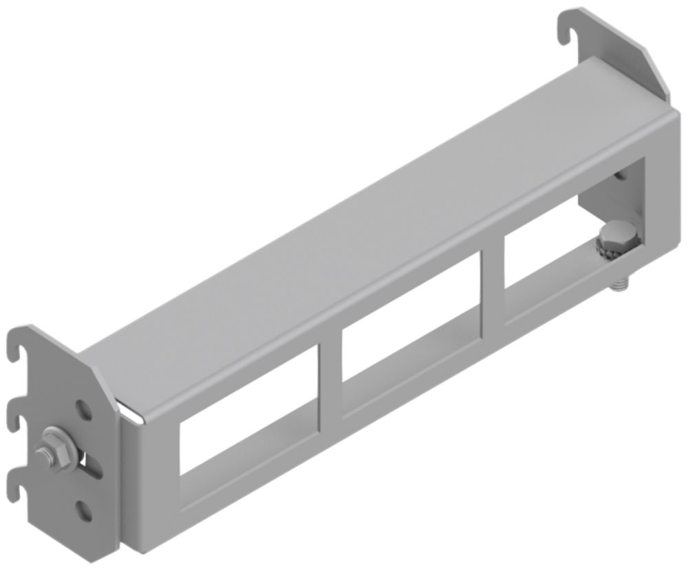 Apparatehalterung FLF Lanz 3-fach steckbar hellgrau