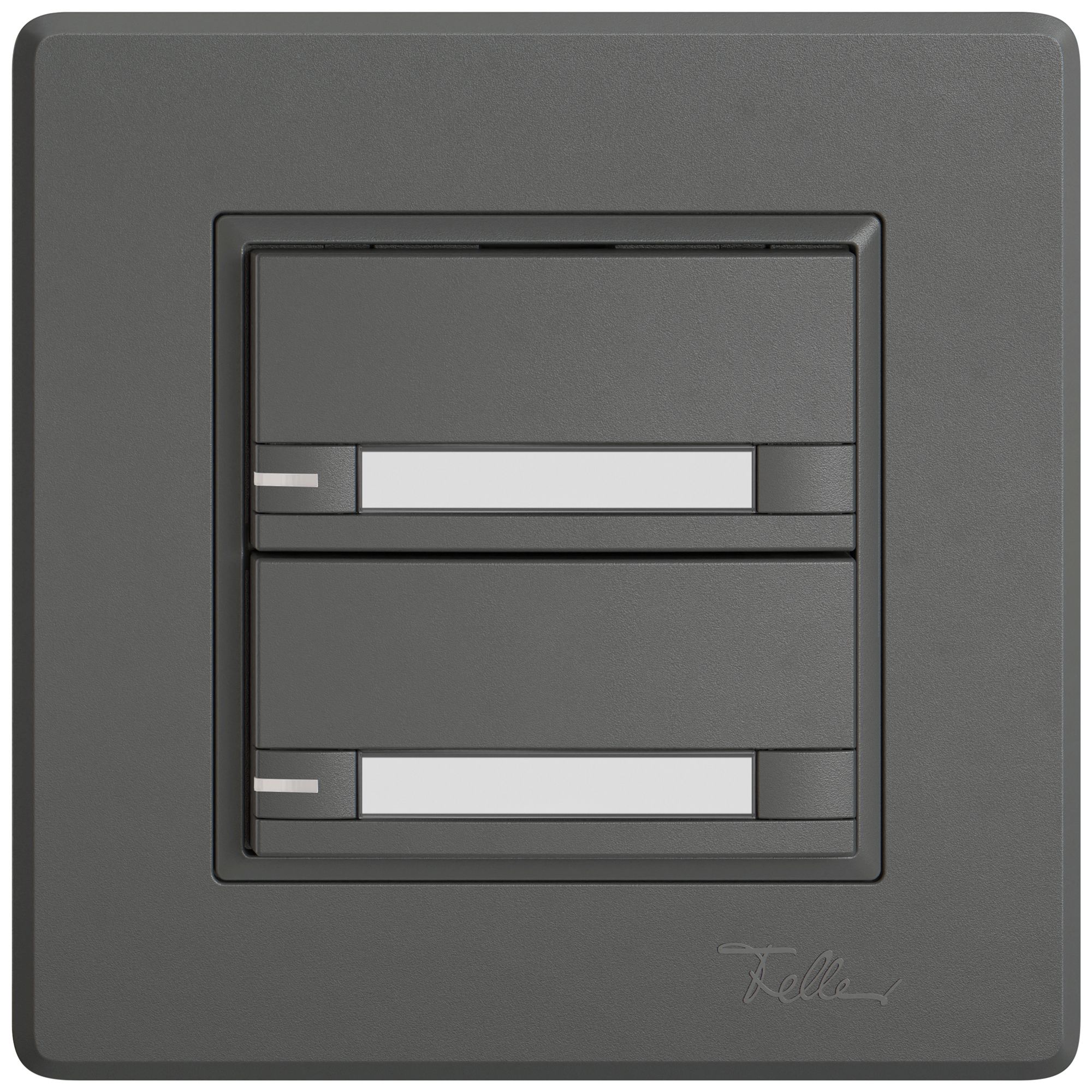 Poussoir KNX RGB ENC EDIZIO.liv SNAPFIX® capteur temp.RGB-LED étiqu.2×com.2T grf