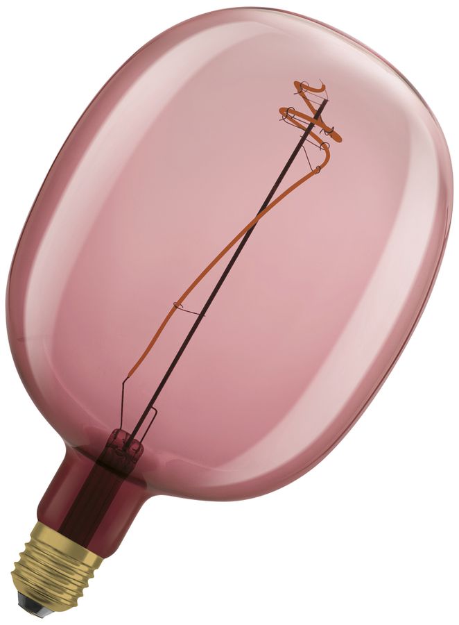 Lampe LED LEDVANCE BALLON E27 4.5W 220lm 1600K VAR 270mm clair pink