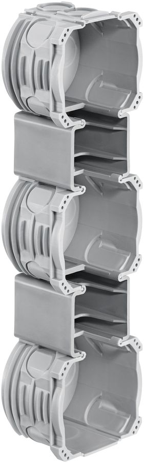 Einlasskasten HSB NIS Gr.I-I-I Apparatedistanz 100mm, grau