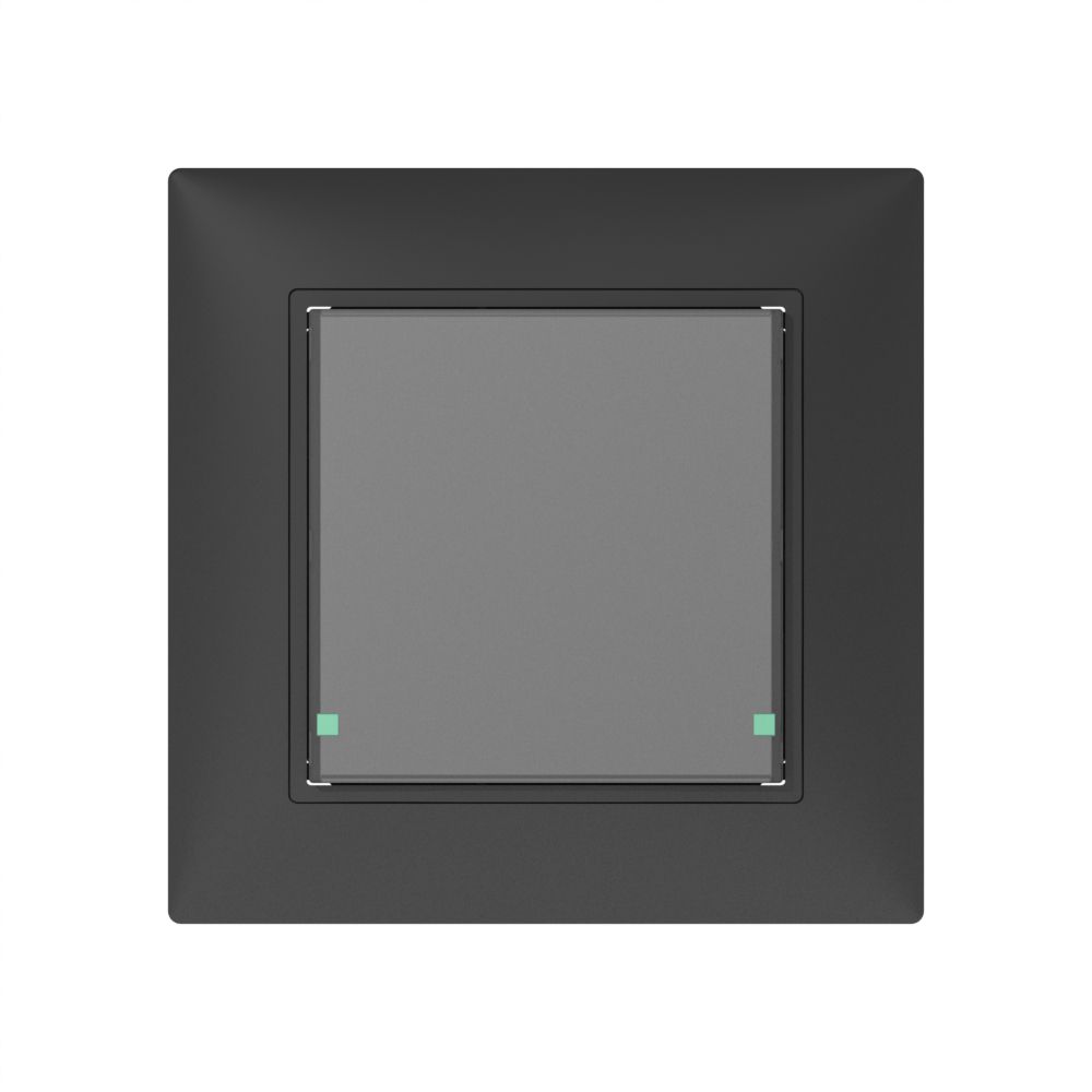 Poussoir ENC SIDUS 1/2 avec LED anthracite